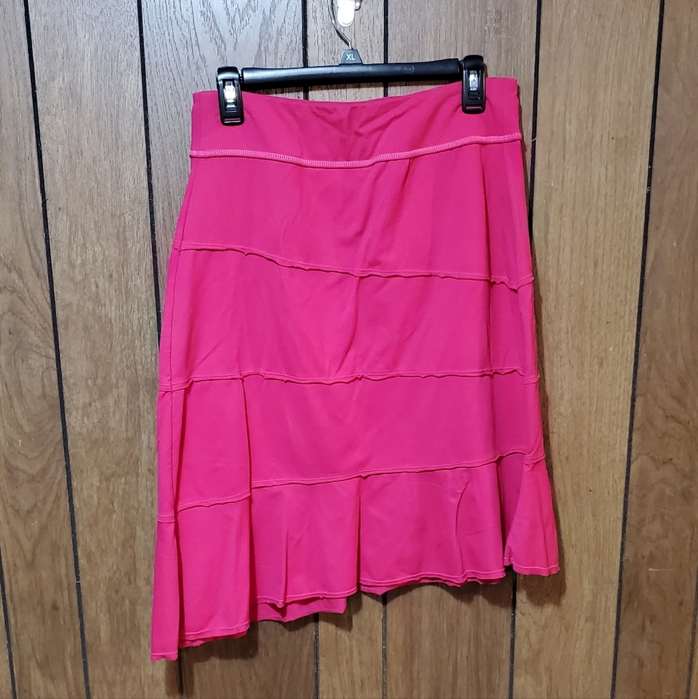 Athleta Tiered Asymmetrical Nylon Spandex Skirt Women’s  PMedium